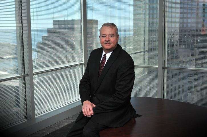 On-location executive portrait — Tampa law firm attorney