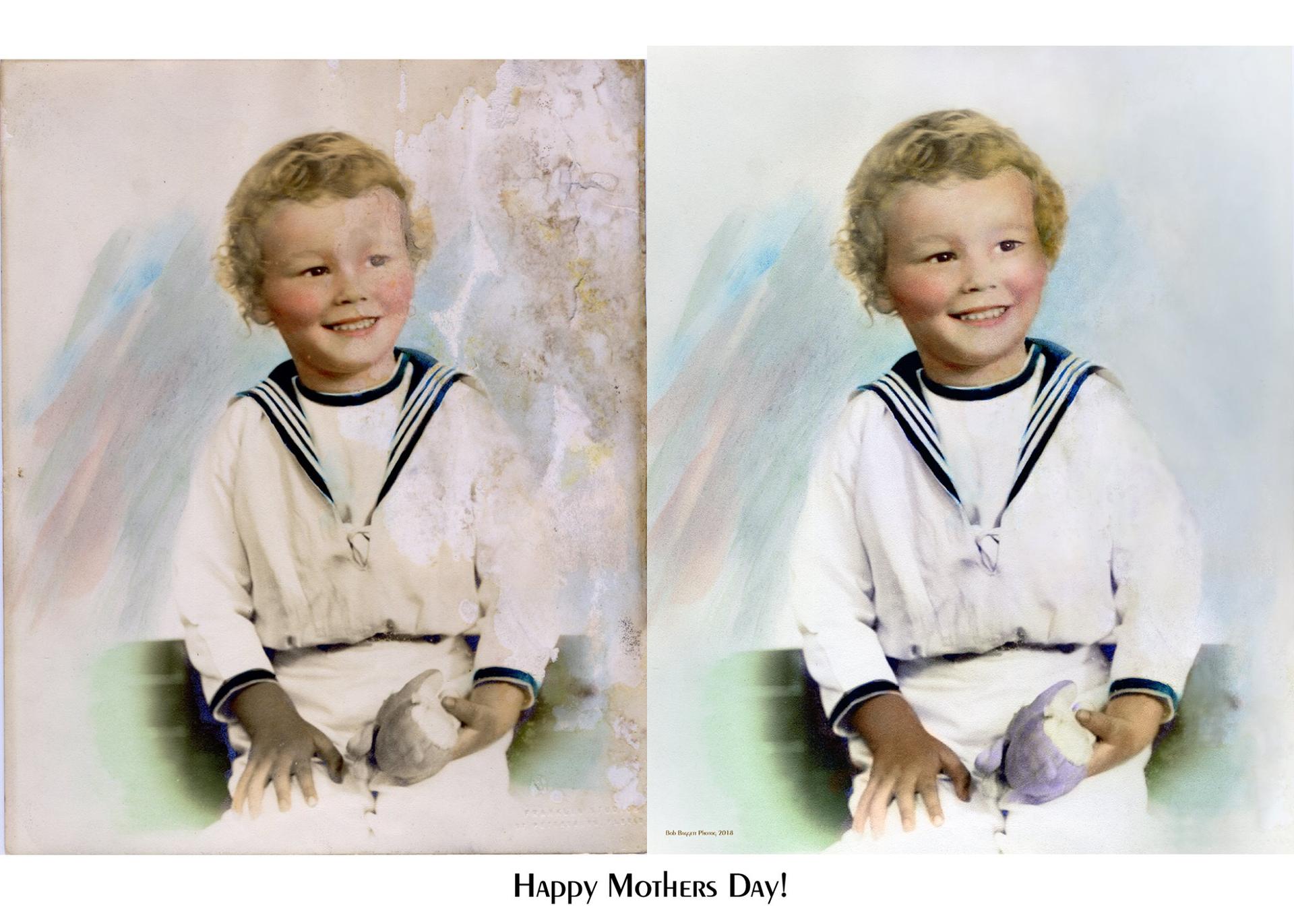 Photo restoration example 5