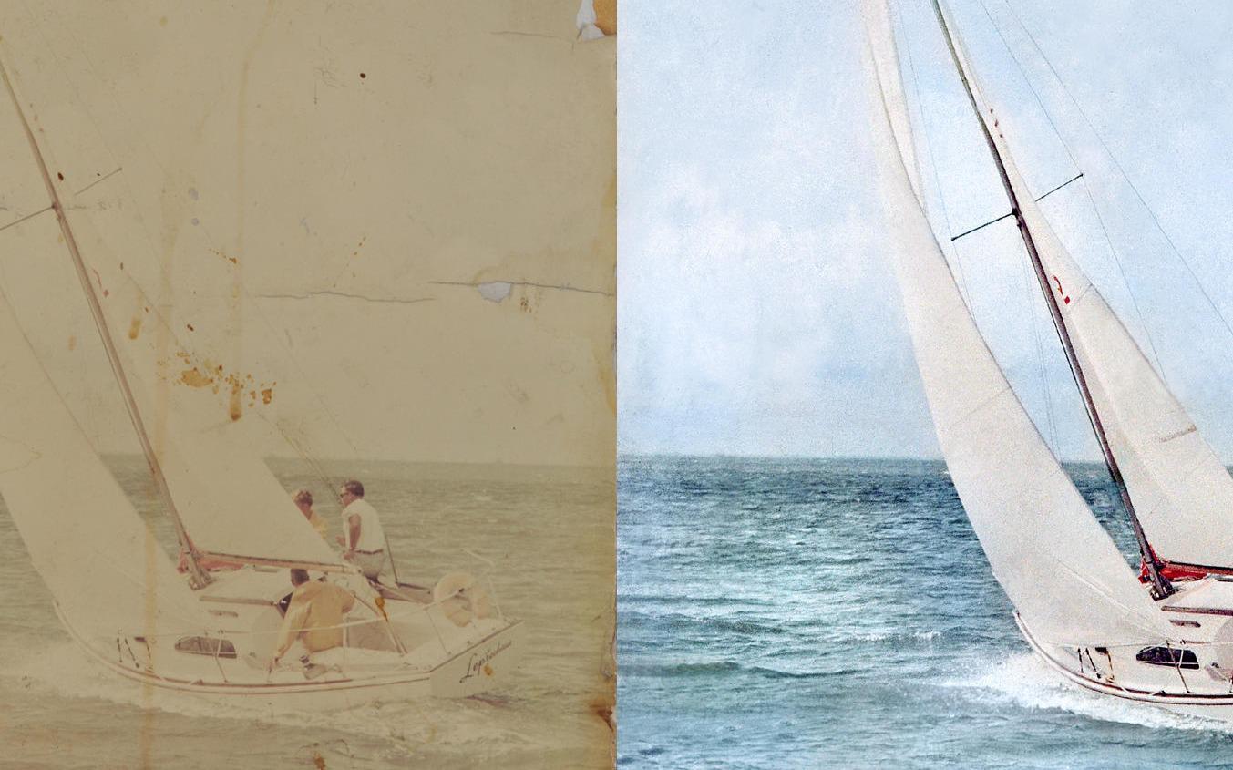 Photo restoration example 6