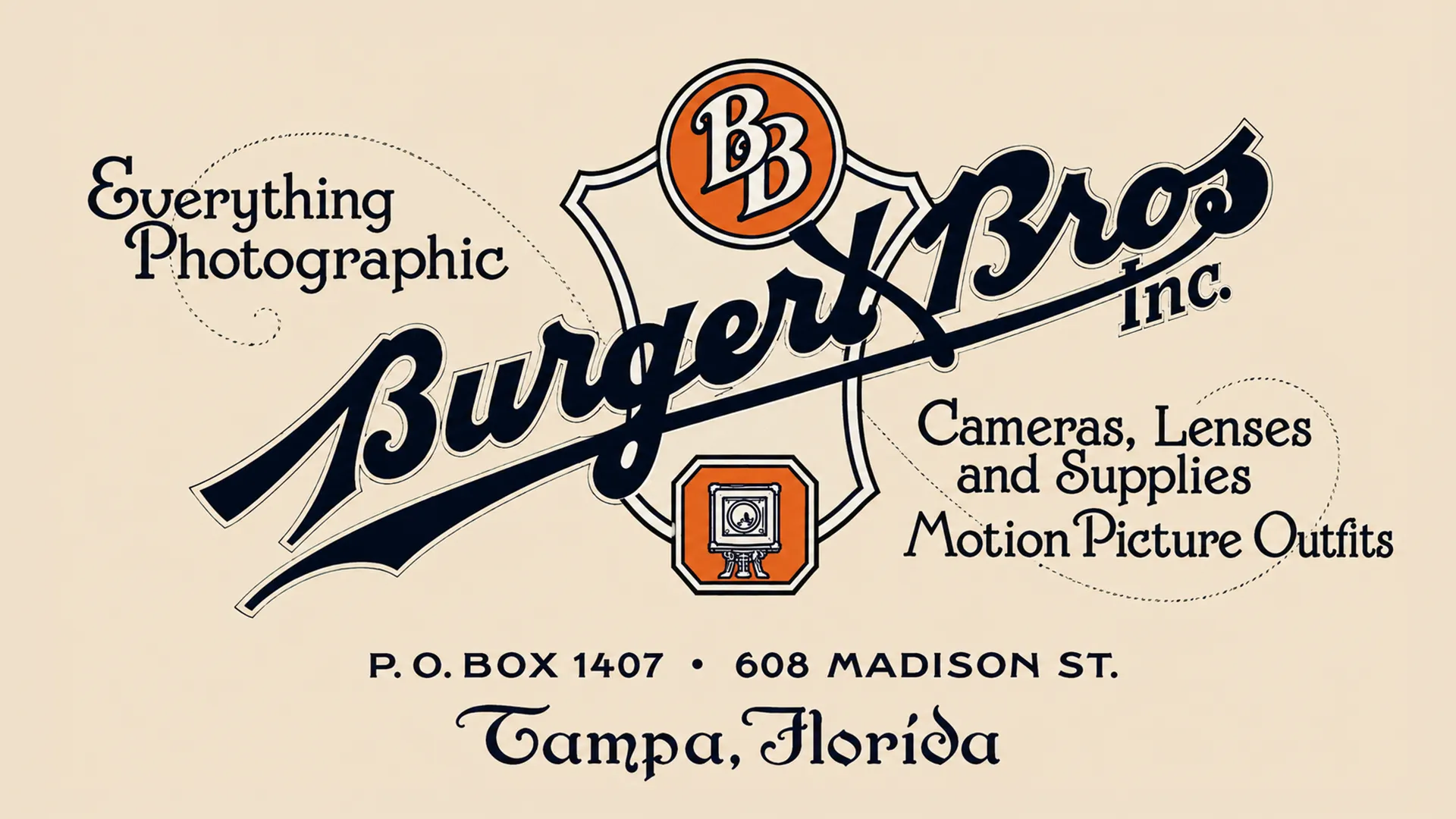 The Burgert Brothers studio at 1515 Seventh Avenue in Ybor City