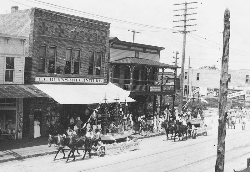 First Tampa Labor Day Parade, 1900 — the kind of Tampa the Burgerts arrived to document