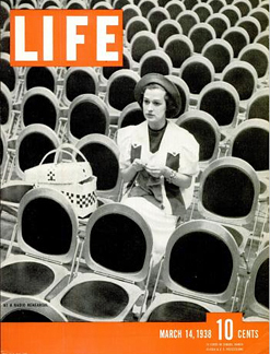 Life magazine cover of March 14, 1938 featuring Al Burgert's Gargantua photograph